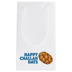 Happy Challah Days Hanukkah Chanukah Holiday Small Gift Bag