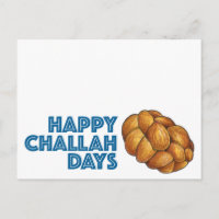 Happy Challah Days Hanukkah Chanukah Loaf Bread