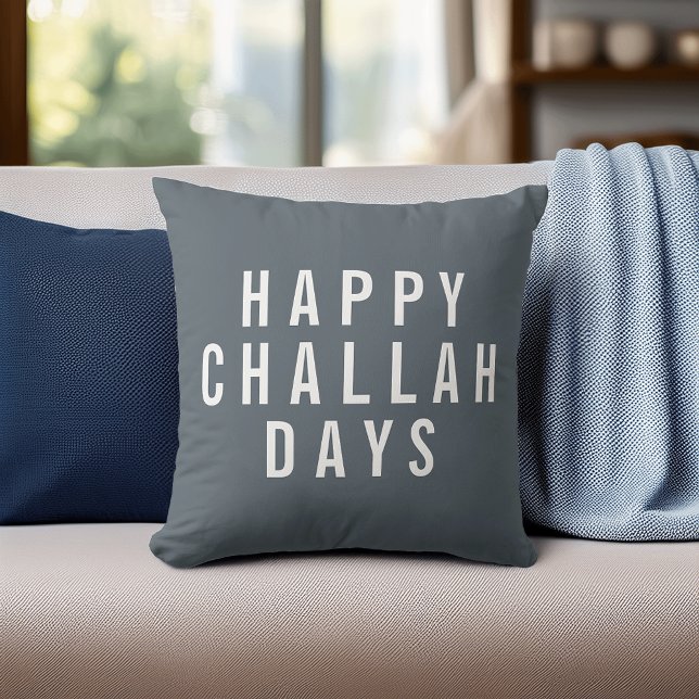 Happy Challah Days Holiday Decor Cushion (Creator Uploaded)