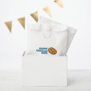Happy Challah Days Jewish Holiday Hanukkah Bread Favour Bags