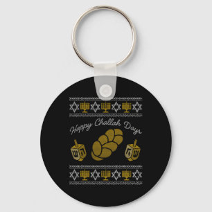 Happy Challah Days  Key Ring