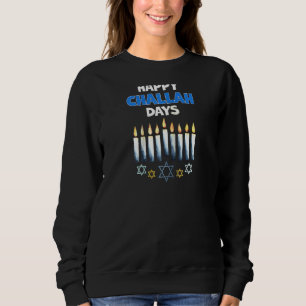 Happy Challah Days Shirt Funny Hanukkah Pyjamas Fo