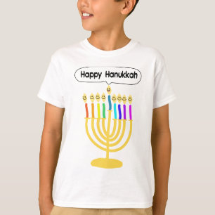 Happy Channukah Menora / Chanukia T-Shirt