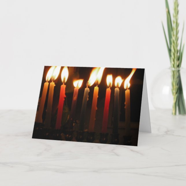 Happy Chanukah Holiday Card (Front)