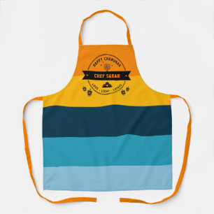 Happy Chanukah Menorah & Dreidels Personalised Apron