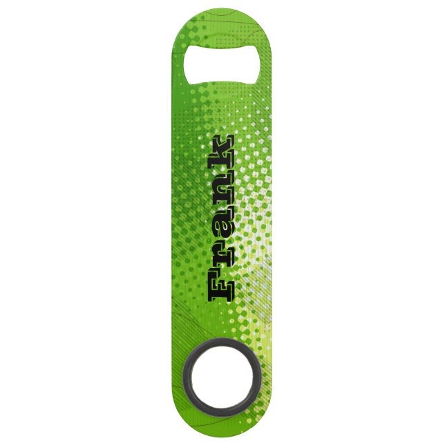 HAPPY CHEERS! LIME GREEN ..ADD YOUR Name & Message (Front)