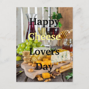 Happy Cheese Lovers Day Postcard