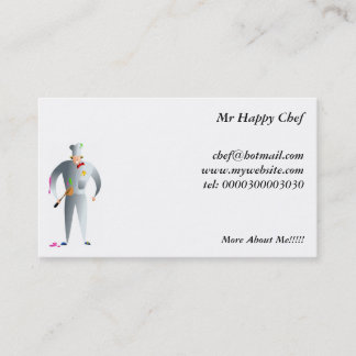Happy Chef Business Card