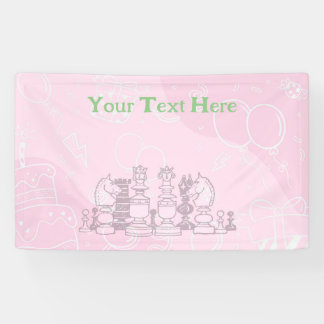 Happy Chess birthday Banner