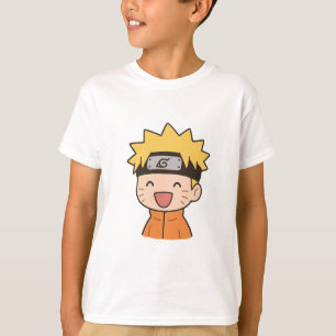 Happy Chibi Ninja Kids T-Shirt - Cute Anime Style