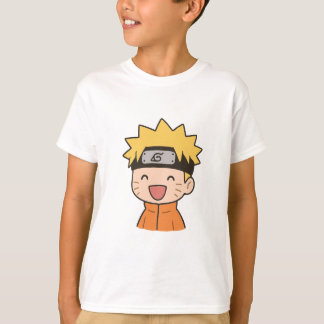 Happy Chibi Ninja Kids T-Shirt - Cute Anime Style 