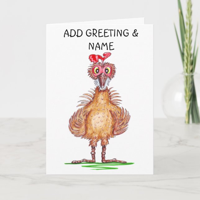 Happy Chicken Card (Front)