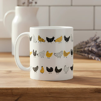 Happy Chicken Country Farm Animal Pattern Coffee Mug