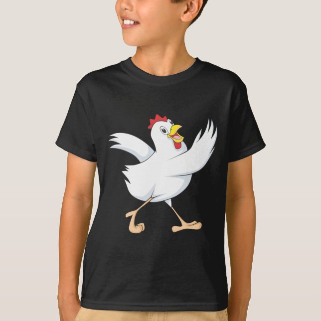 Happy Chicken Hen T-Shirt (Front)
