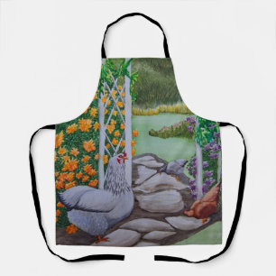 Happy Chicken Park Apron
