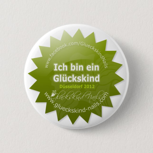 Happy Children Button - Beauty Düsseldorf 2012 - (Front)