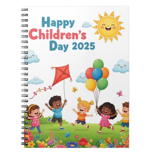 Happy Children’s Day 2025 Notebook (Front)
