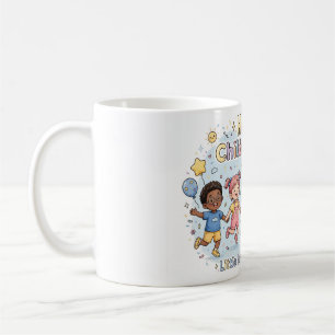 Happy Children's Day Cute Kids Design . Coffee Mug