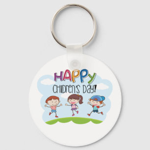 Happy Childrens Day Key Ring