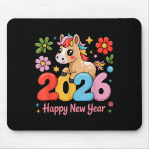 Happy Chinese Lunar New Year 2026 Year Of The Fire Mouse Pad