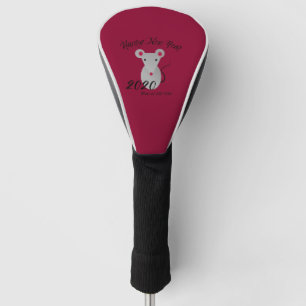 Happy Chinese New Year 2020 Year of the Rat Golf Head Cover