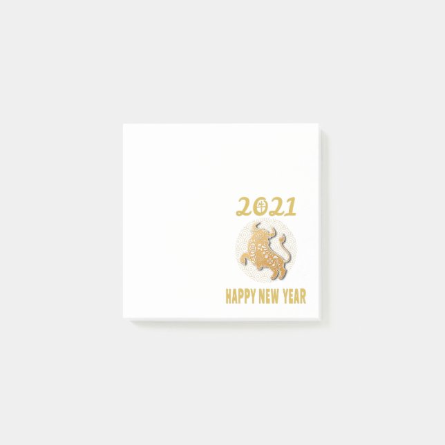 Happy Chinese New Year 2021 Post-it Notes (Front)