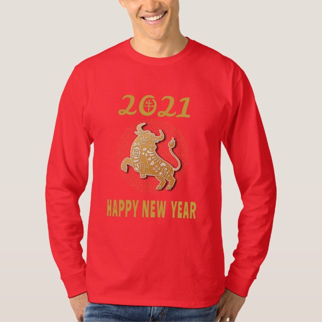 Happy Chinese New Year 2021 T-Shirt (Front)