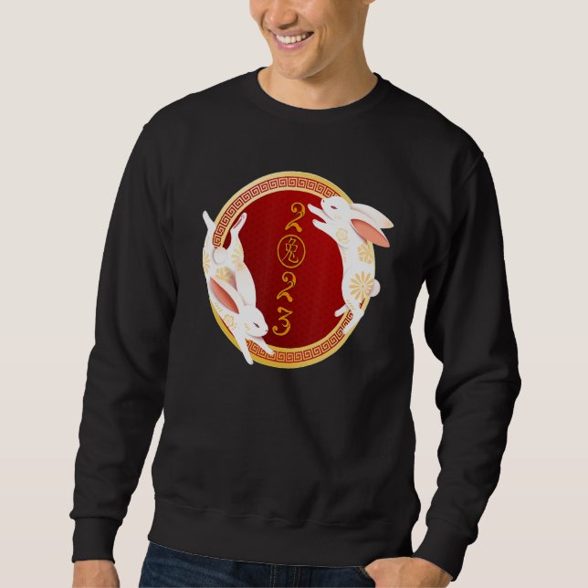 Happy Chinese New Year 2023 Year Of The Rabbit Kid Sweatshirt (Front)