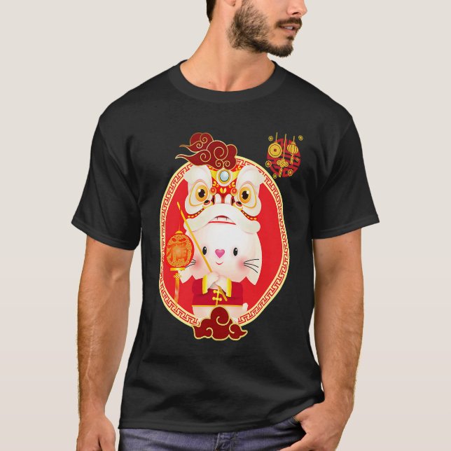 Happy Chinese new year 2023 year of the rabbit zod T-Shirt (Front)