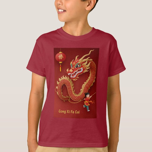 Happy Chinese New Year 2024 Year of The Dragon T-Shirt (Front)