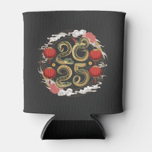 Happy Chinese New Year 2025 Snake Culture Can Cooler