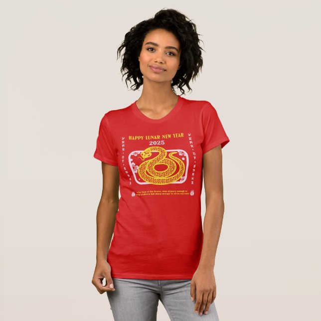 Happy Chinese New Year 2025 T-Shirt (Front Full)