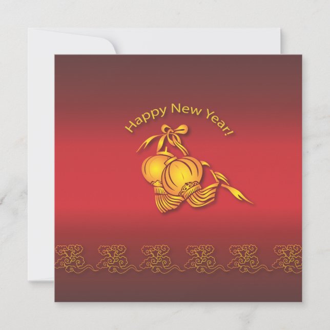 Happy Chinese New Year! Invitation (Front)