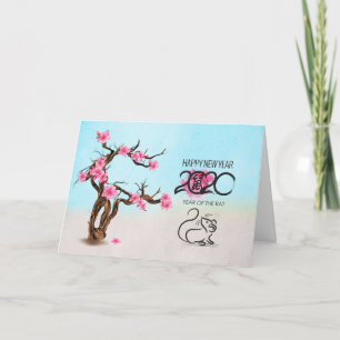 Happy Chinese New Year of  2020 Card