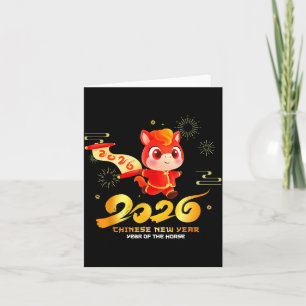 Happy Chinese New Year Of Horse Cartoon Cute For K Card