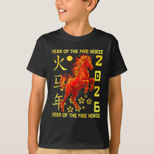 Happy Chinese New Year Of The Horse 2026 Lunar New T-Shirt