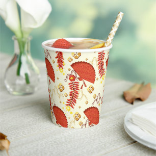 Happy Chinese New Year Paper Cups