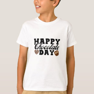Happy Chocolate Day, Chocolate Lover's Joyful T-Shirt