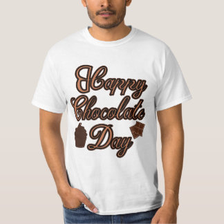 Happy Chocolate Day typography t-shirt design