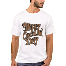 Happy Chocolate Day typography t-shirt design