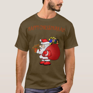 Happy Chrismukkah Blended Family Holiday T-Shirt