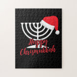 Happy Chrismukkah Funny Hanukkah and Christmas Jigsaw Puzzle<br><div class="desc">Santa Tee Christmas Boys Kids Youth Men. Funny Humour graphic tee costume for those who believe in Santa Claus,  love Deer,  Reindeer,  Elf,  Elves,  singing songs,  party decorations,  tree,  hat,  socks This Christmas tee with Graphic is great Christmas gift</div>