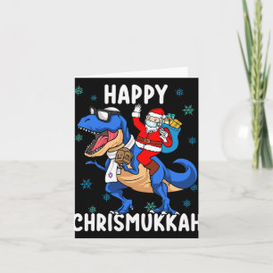 Happy Chrismukkah Funny Hanukkah Christmas Jewi Sh Card