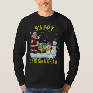 Happy Chrismukkah Funny Hanukkah Christmas Jewis T-Shirt