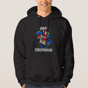 Happy Chrismukkah Funny Hanukkah Christmas Jewish  Hoodie