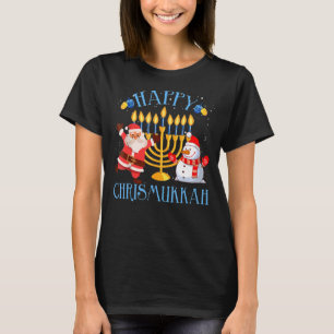 Happy Chrismukkah Hanukkah Christmas Jewis T-Shirt