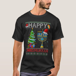 Happy Chrismukkah Jewish Christmas Hanukkah Chanuk T-Shirt