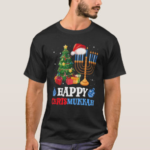 Happy Chrismukkah Jewish Christmas Hanukkah Chanuk T-Shirt