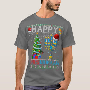 Happy Chrismukkah Jewish Christmas Hanukkah Chanuk T-Shirt