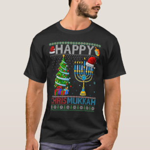 Happy Chrismukkah Jewish Christmas Hanukkah Holida T-Shirt